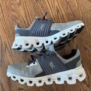 On Running Cloudswift 3 sneakers gray and black, size 6.5